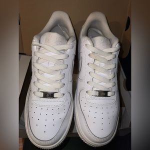 Air Force ones youth sz 6 1/2 converts to women’s 8.